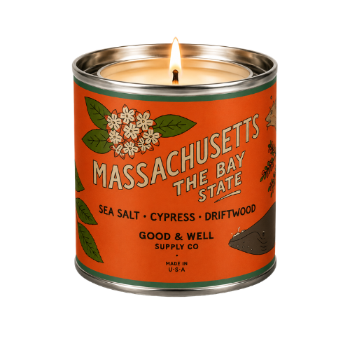 Massachusetts State Candle