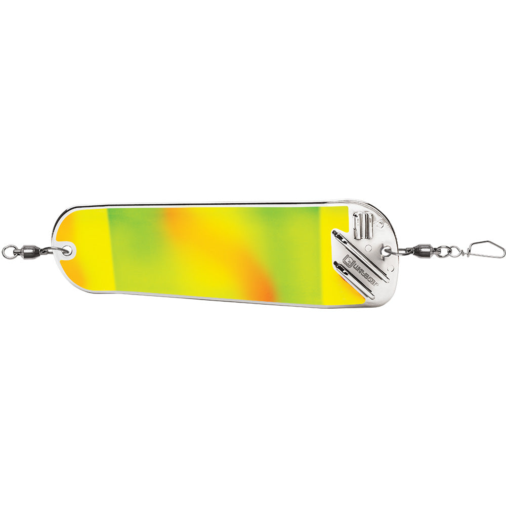 Luhr-Jensen Money Roll Flasher - 8-1/4" - Glow Biohazard