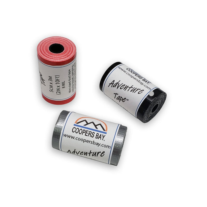 Adventure Tape™ - Single - Mini Duct Tape for Camping, Travel, Medical, Cycling, Vehicle, Etc