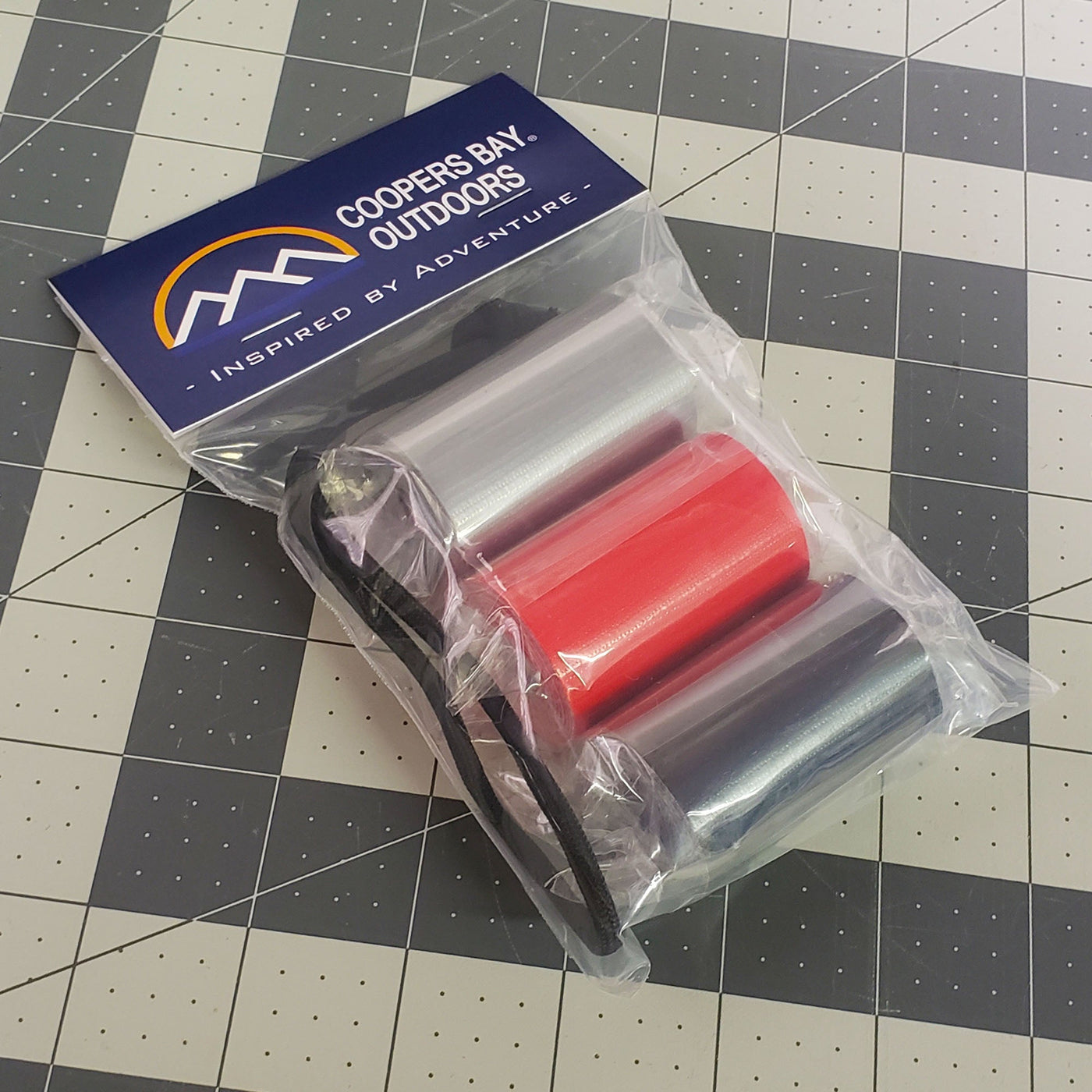 Adventure Tape™ - 3-Pack - Mini Duct Tape Rolls for Camping, Travel, Medical, Cycling, Vehicle, Etc