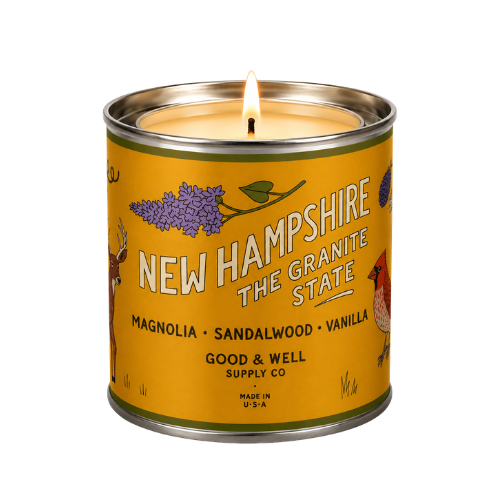 New Hampshire State Candle