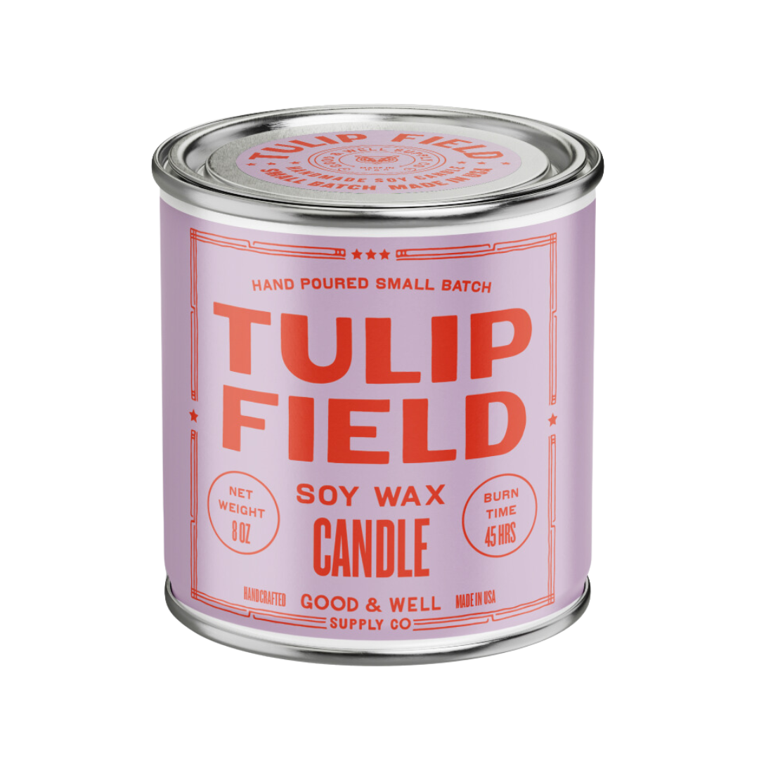 Tulip Field Soy Candle