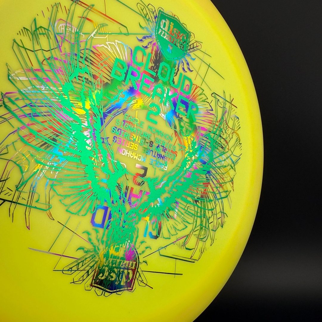 Swirly S-Line DD3 - Cloud Breaker 2 Multi-Stamp X-Out - Eagle McMahon Sig