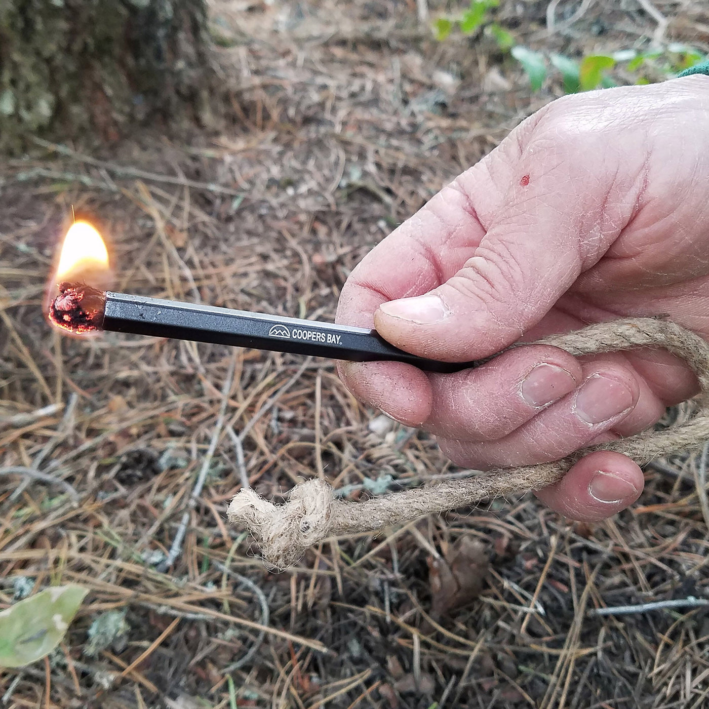 FireStorm XL 1/2" Ferro Rod & Tinder Fire Starting Kit