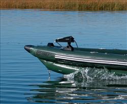 The FSK16 FishSkiff™ Inflatable Fishing Boat - 2 Person Swivel Seat Package