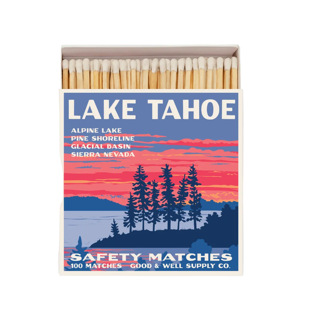 Lake Tahoe Vintage National Park Cabin Matches