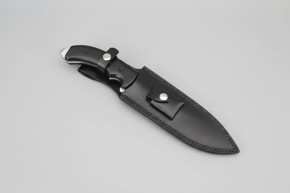 Spear Point Bowie Knife D2 Steel G10 Micarta