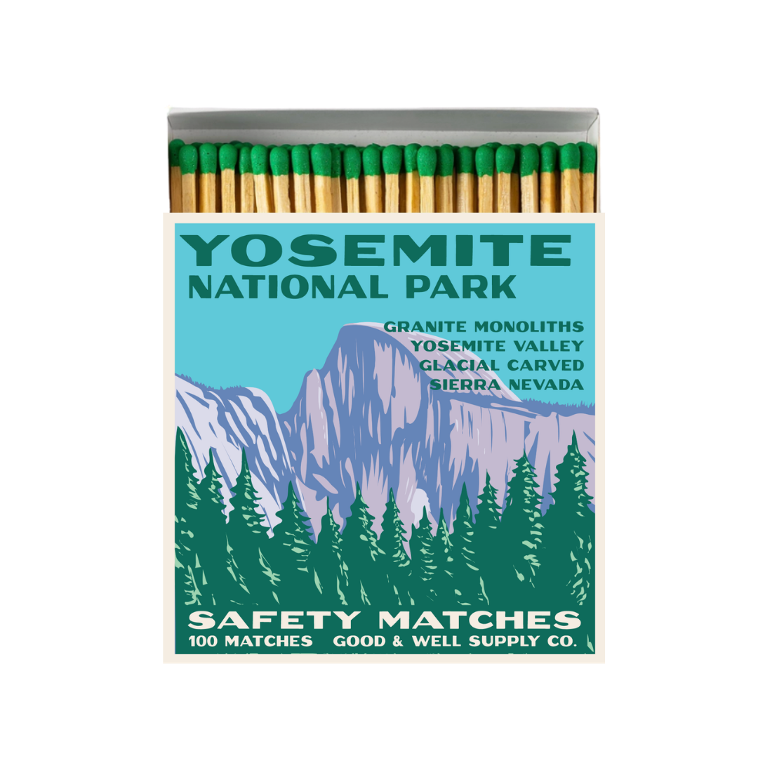 Yosemite Vintage National Park Cabin Matches