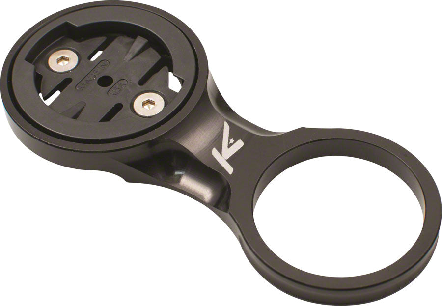 K-EDGE Fixed Stem Mount for Garmin Quarter Turn Type Computers Black