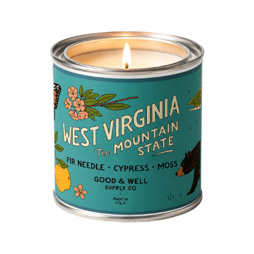 West Virginia State Candle