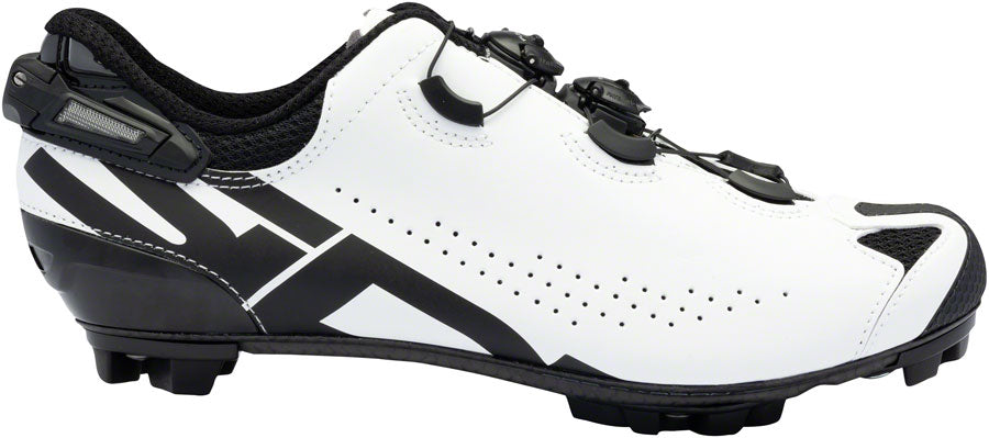 SIDI Tiger 2S SRS Mountain Clipless Shoes - Men's White/Black 45.5