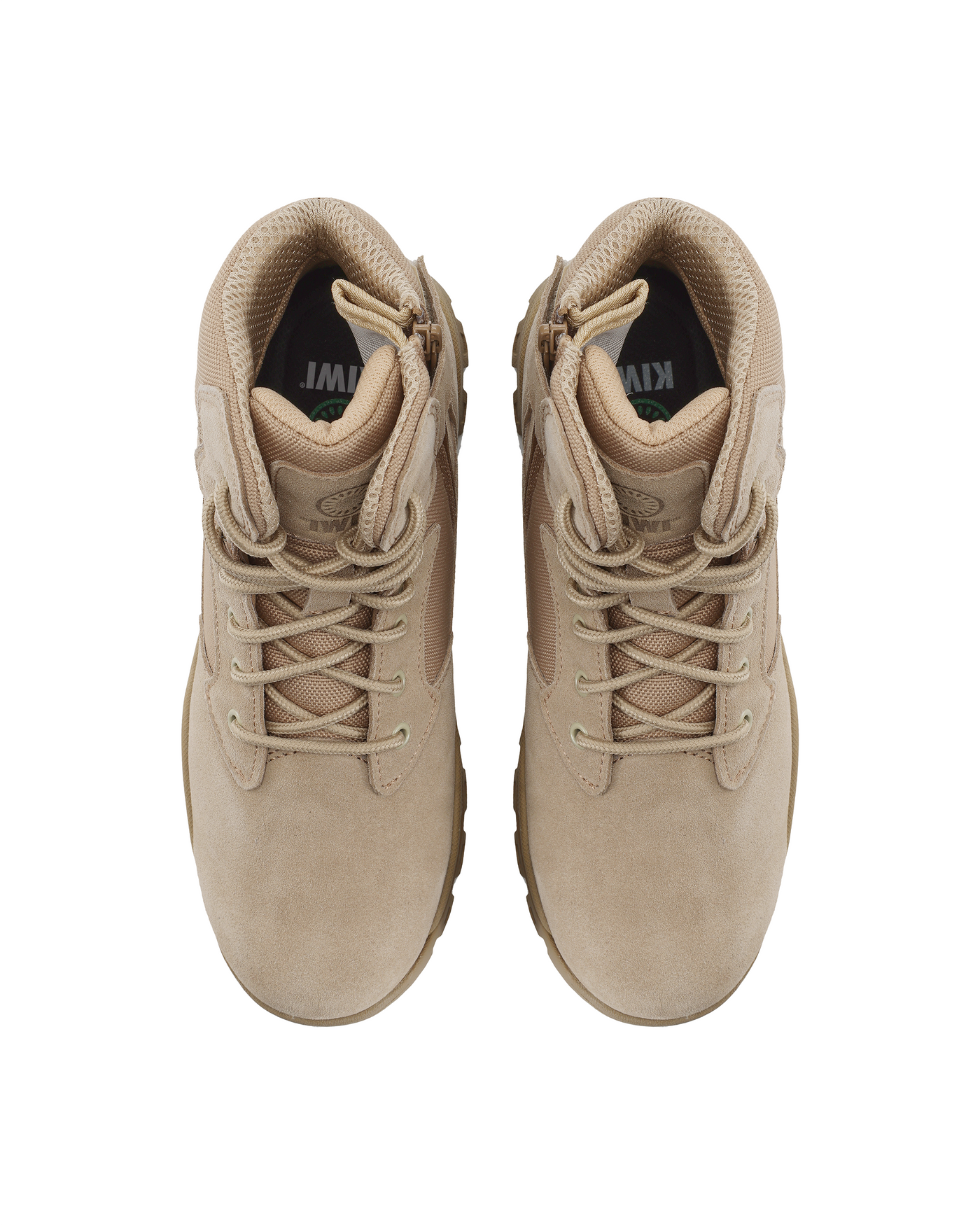 Kiwi Rugged Sand Suede Mid-Cut 6" Zipped Water Resistant Tactical Boots [63000]
