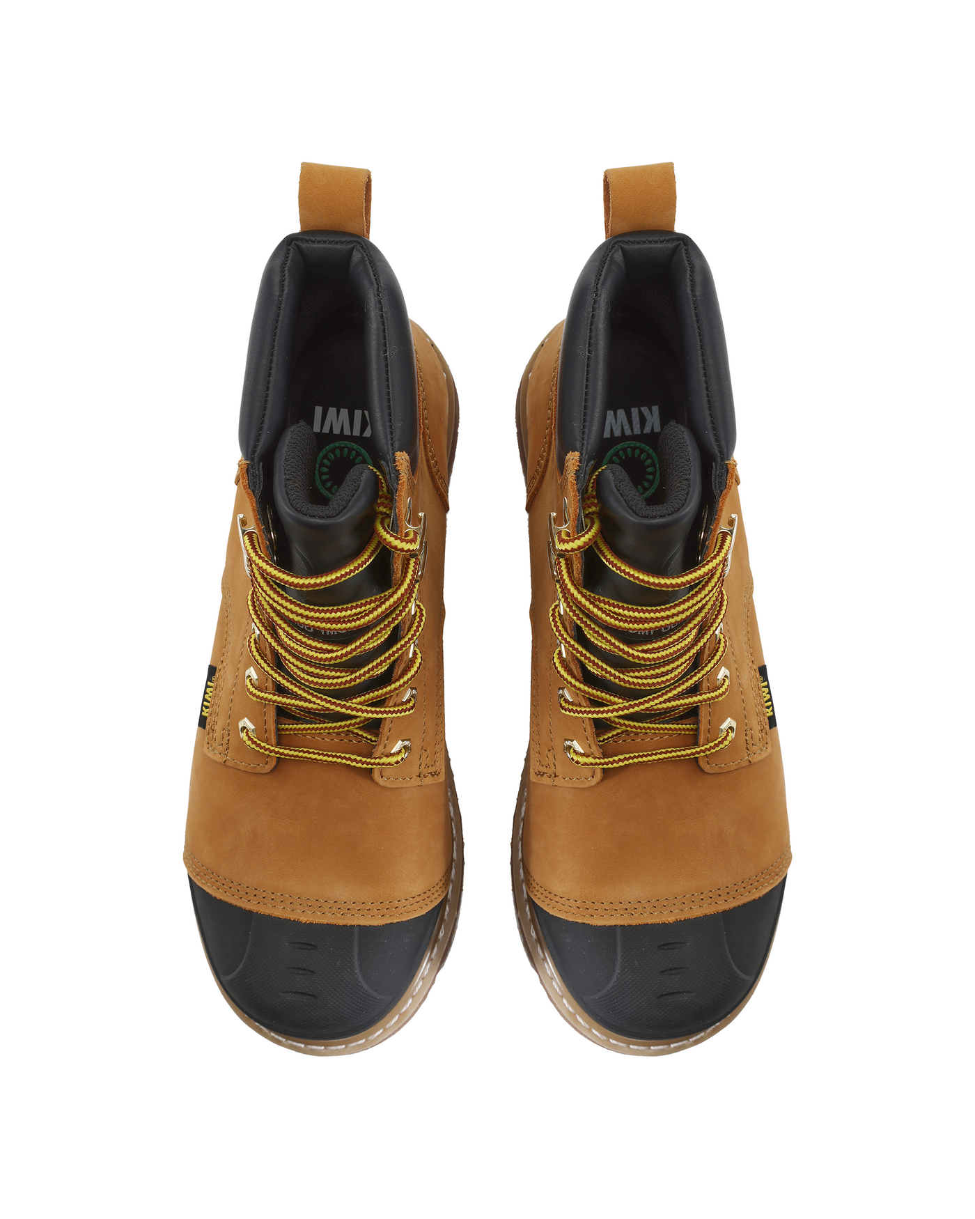 Kiwi Premium Wheat Nubuck 6" Steel Toe Waterproof Cap-Toe Work Boots [64000]