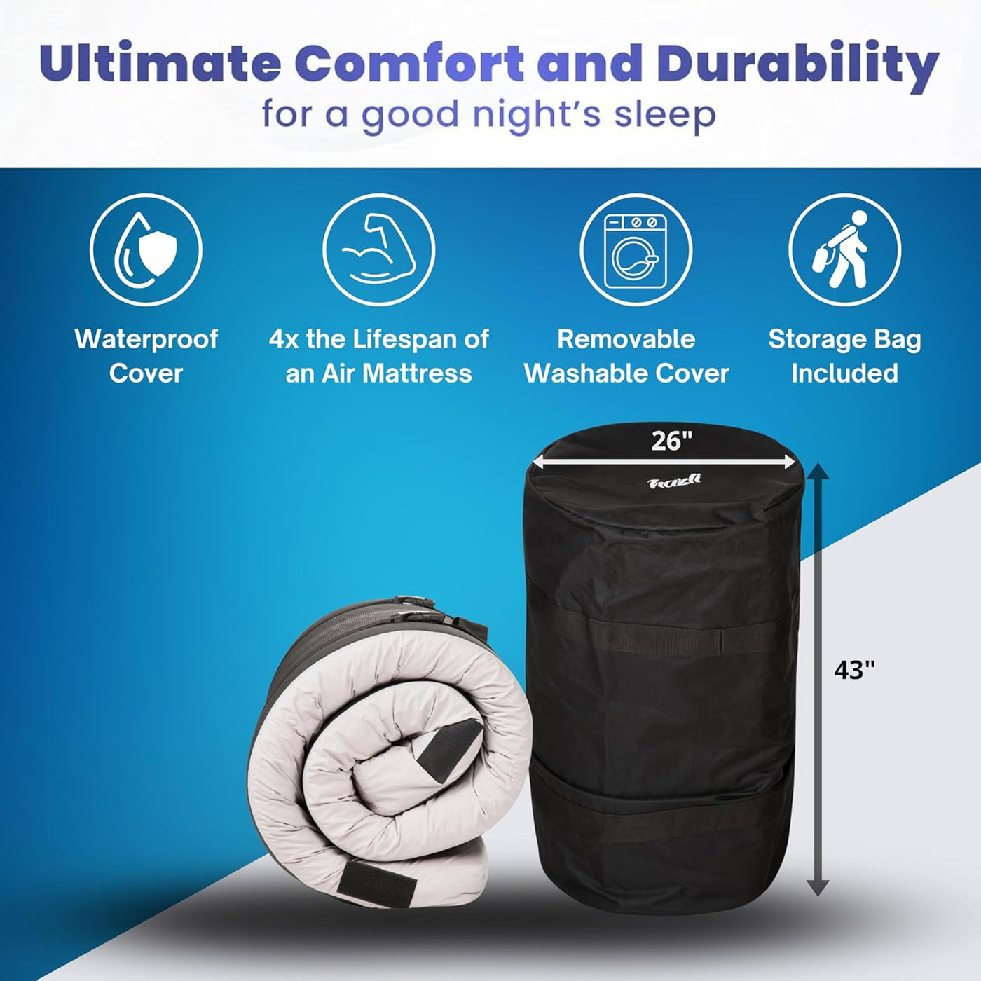 Matrix Air-Cell Memory Foam Camping Mattress