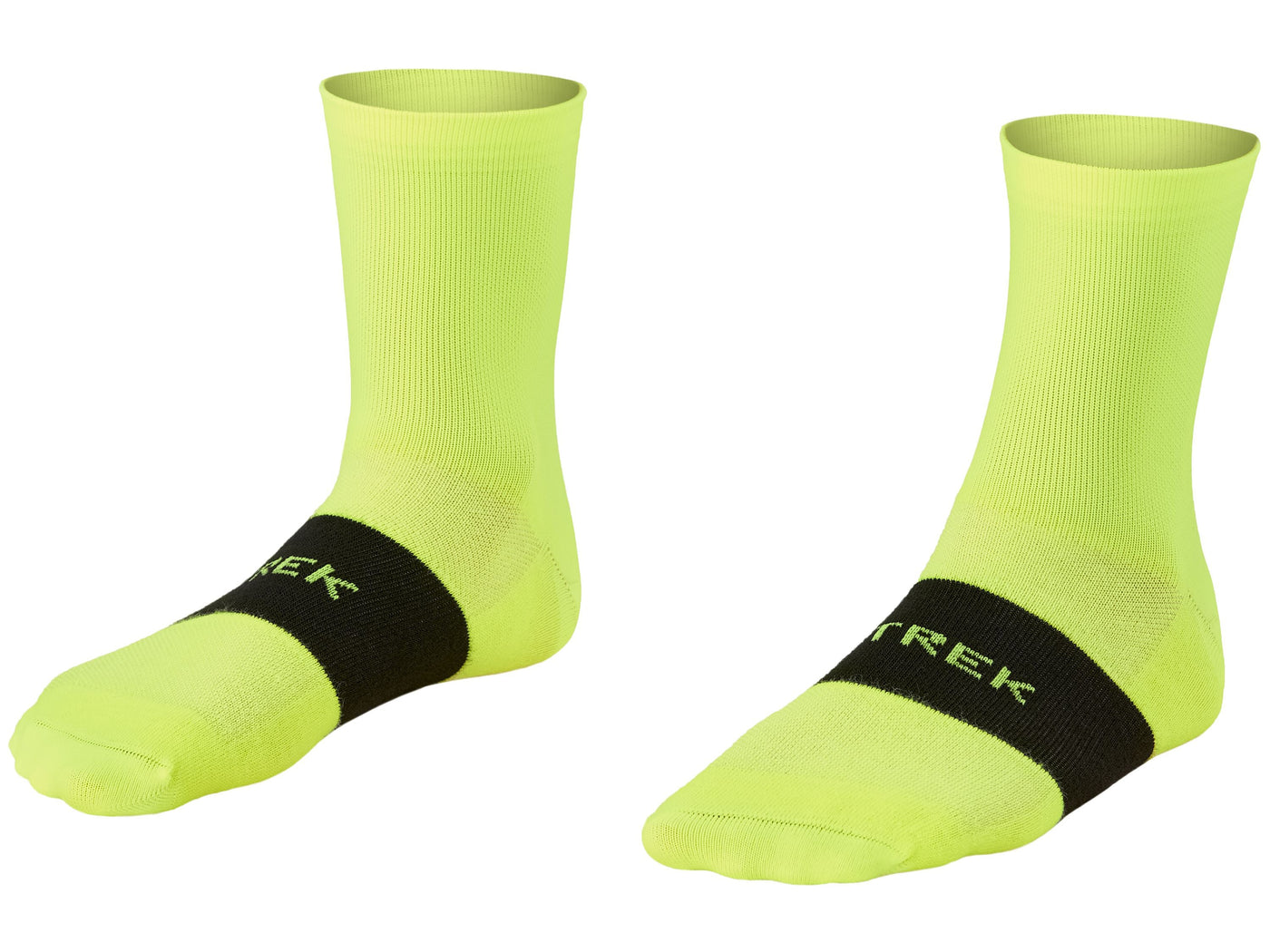 Sock Trek Race Quarter Small (35-38) Radioactive Yellow