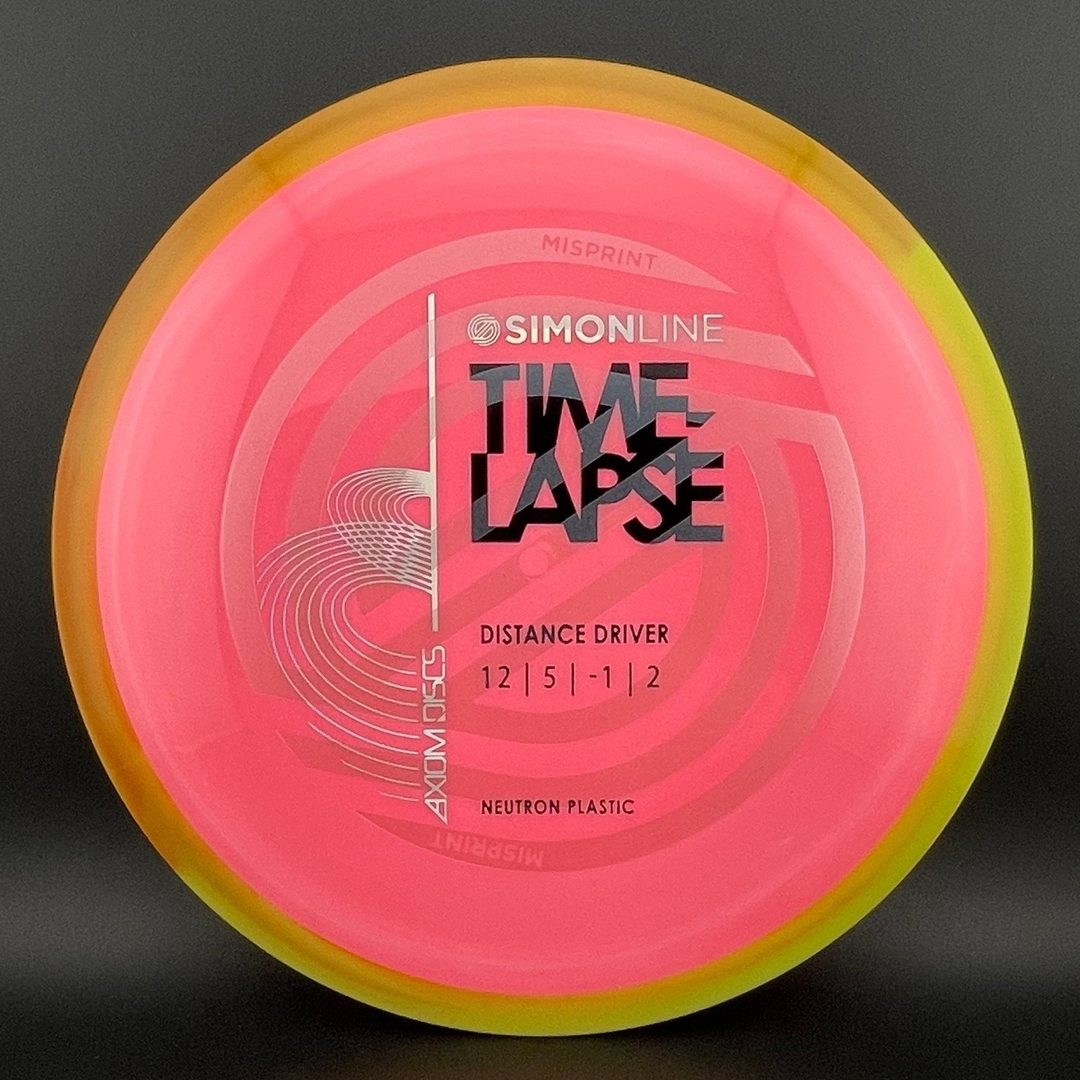 Neutron Time-Lapse (Re-Tooled) - Simon Line Misprint