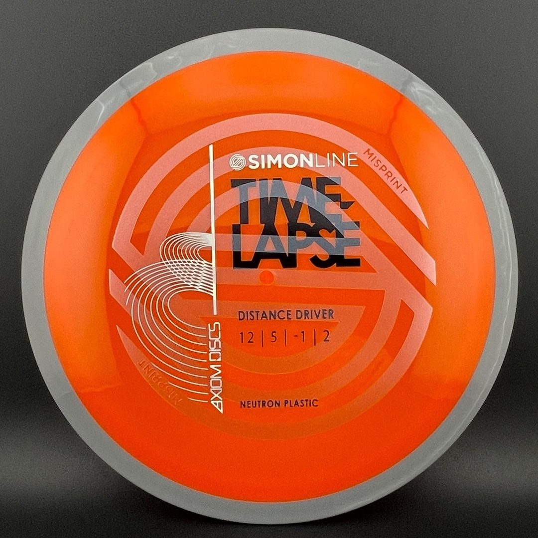 Neutron Time-Lapse (Re-Tooled) - Simon Line Misprint