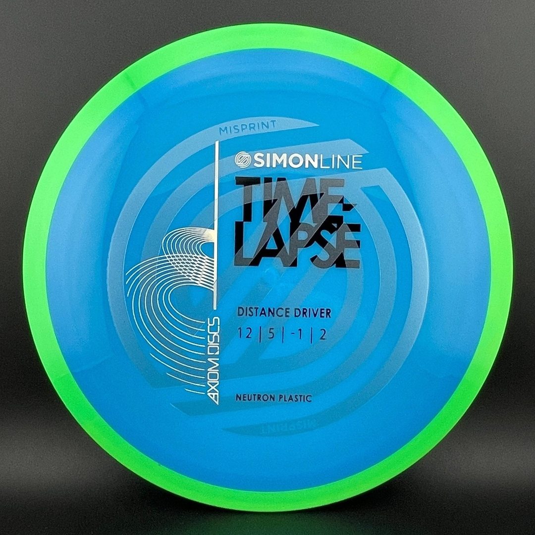 Neutron Time-Lapse (Re-Tooled) - Simon Line Misprint
