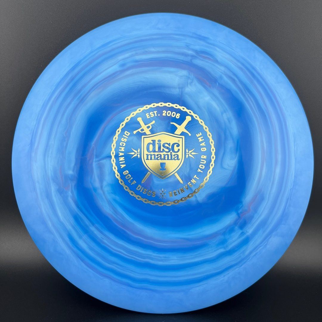 Swirly S-Line TD - Shield & Swords Stamp