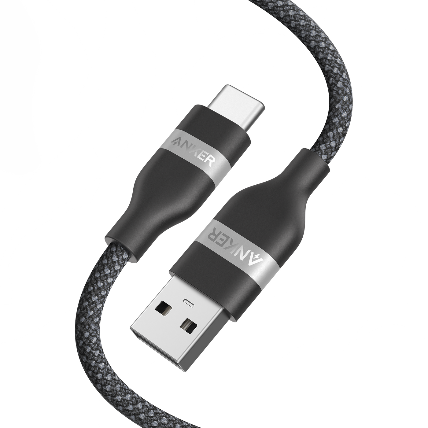 Anker USB-A to USB-C Cable (3 ft / 6 ft, Upcycled-Braided)
