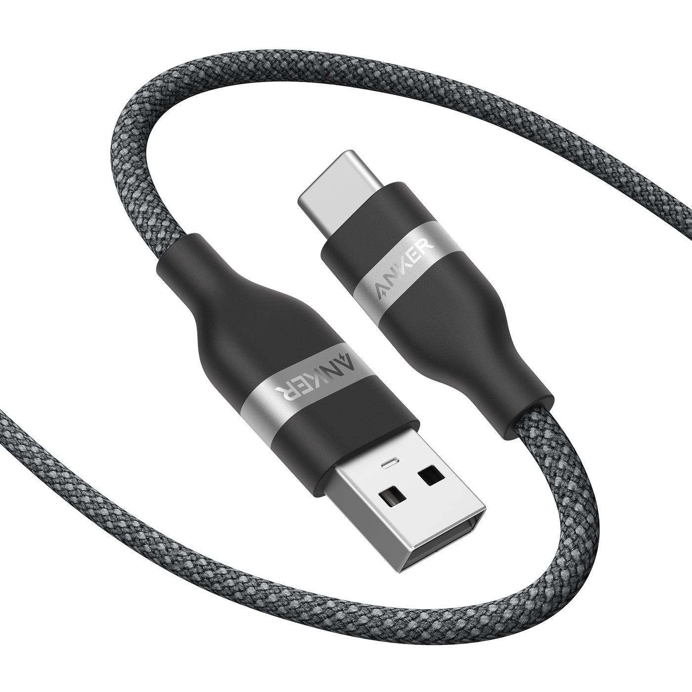 Anker USB-A to USB-C Cable (3 ft / 6 ft, Upcycled-Braided)