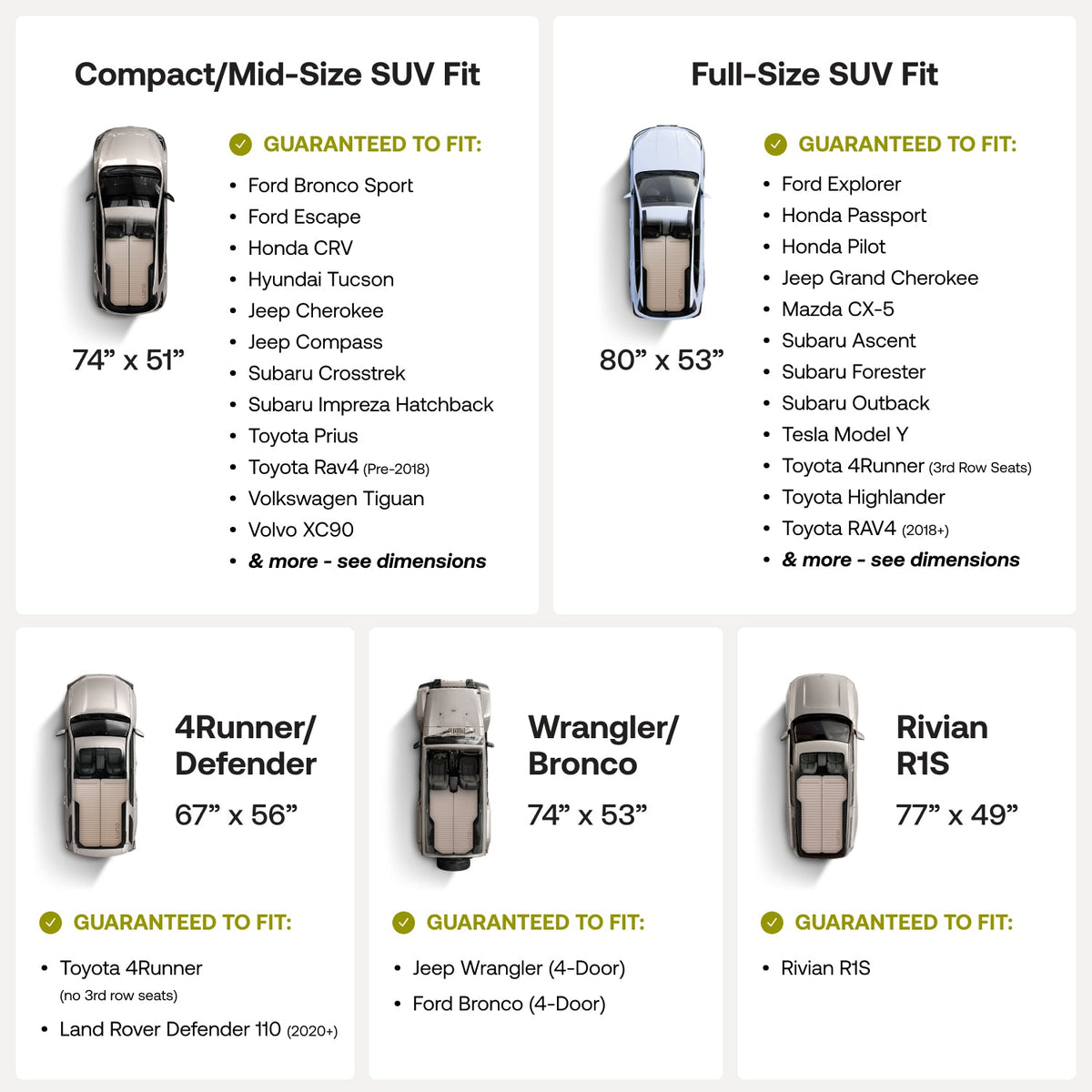 AIR+FOAM Pro Vehicle Mattress
