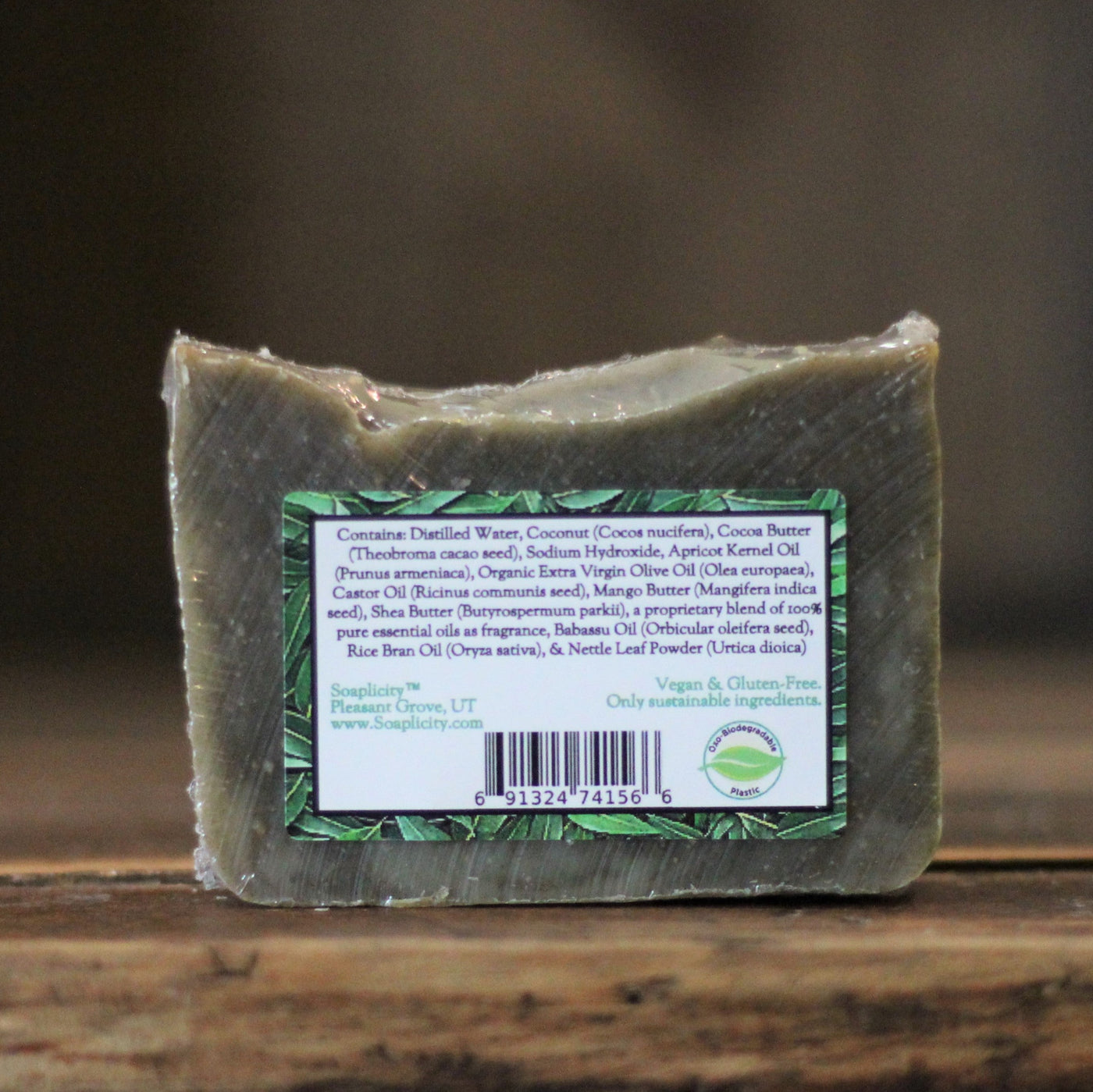 Just Breathe Soap Bar with Cornmint, Tea Tree, & Eucalyptus