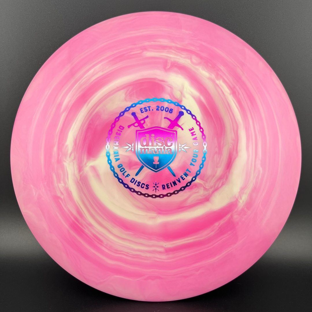 Swirly S-Line TD - Shield & Swords Stamp