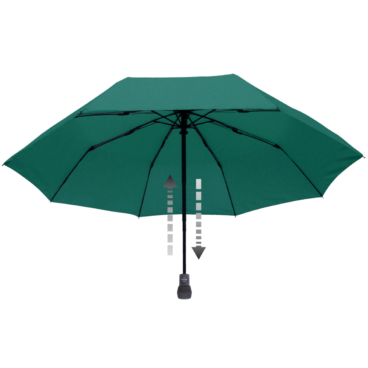 Light Trek Automatic Hiking Umbrella – Lightweight, Durable, Automatic Open/Close, Windproof Frame with Floating Compass & Backpack Carry Case