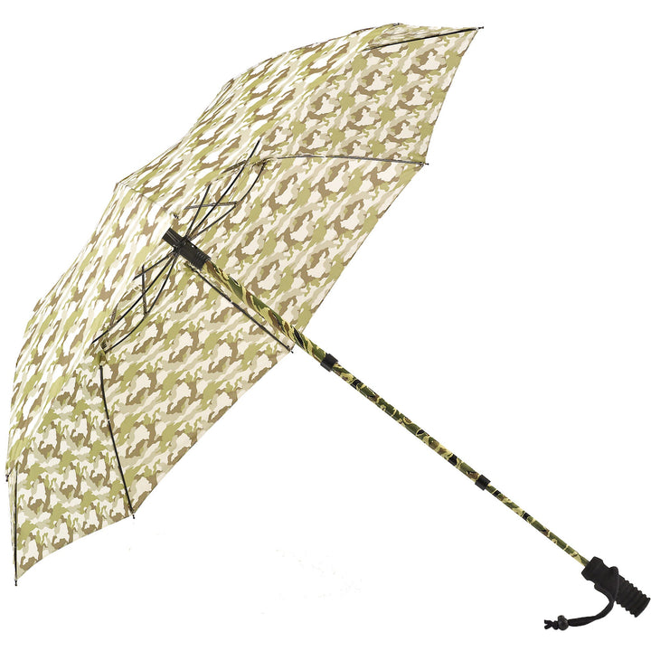 Telescope Handsfree Trekking Umbrella – Adjustable Two-Stage Telescopic Shaft, Backpack Attachment, Stormproof & Ultralight for Hands-Free Hiking and Outdoor Use