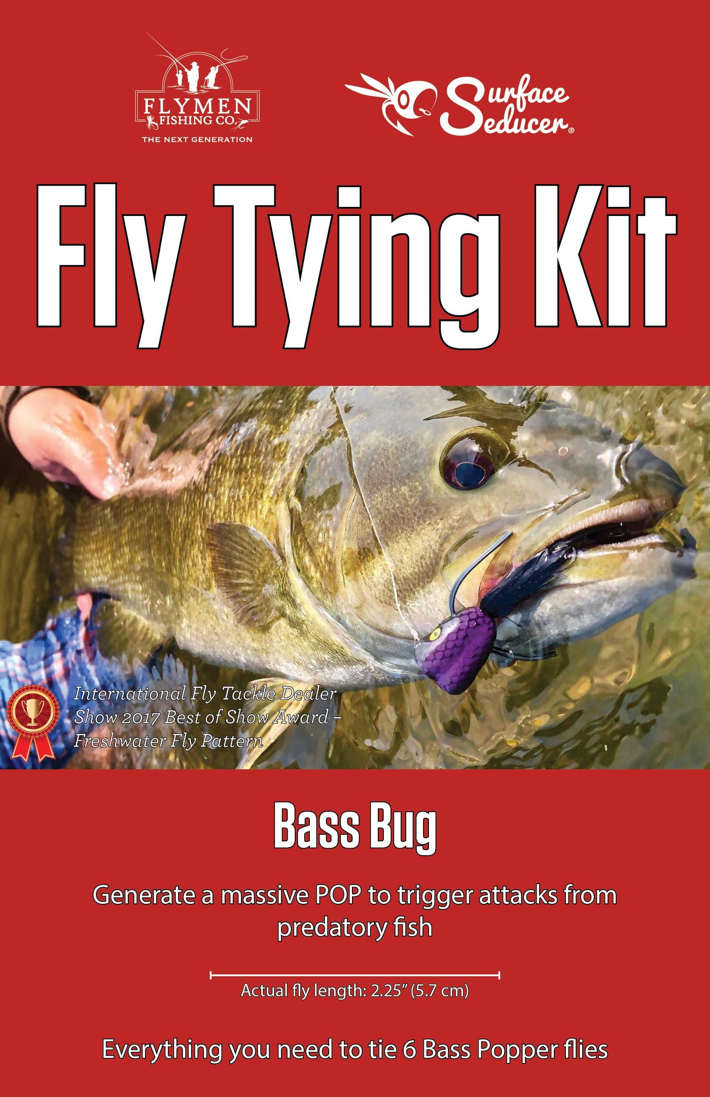 Fly Tying Kit: Surface Seducer Bass Bug