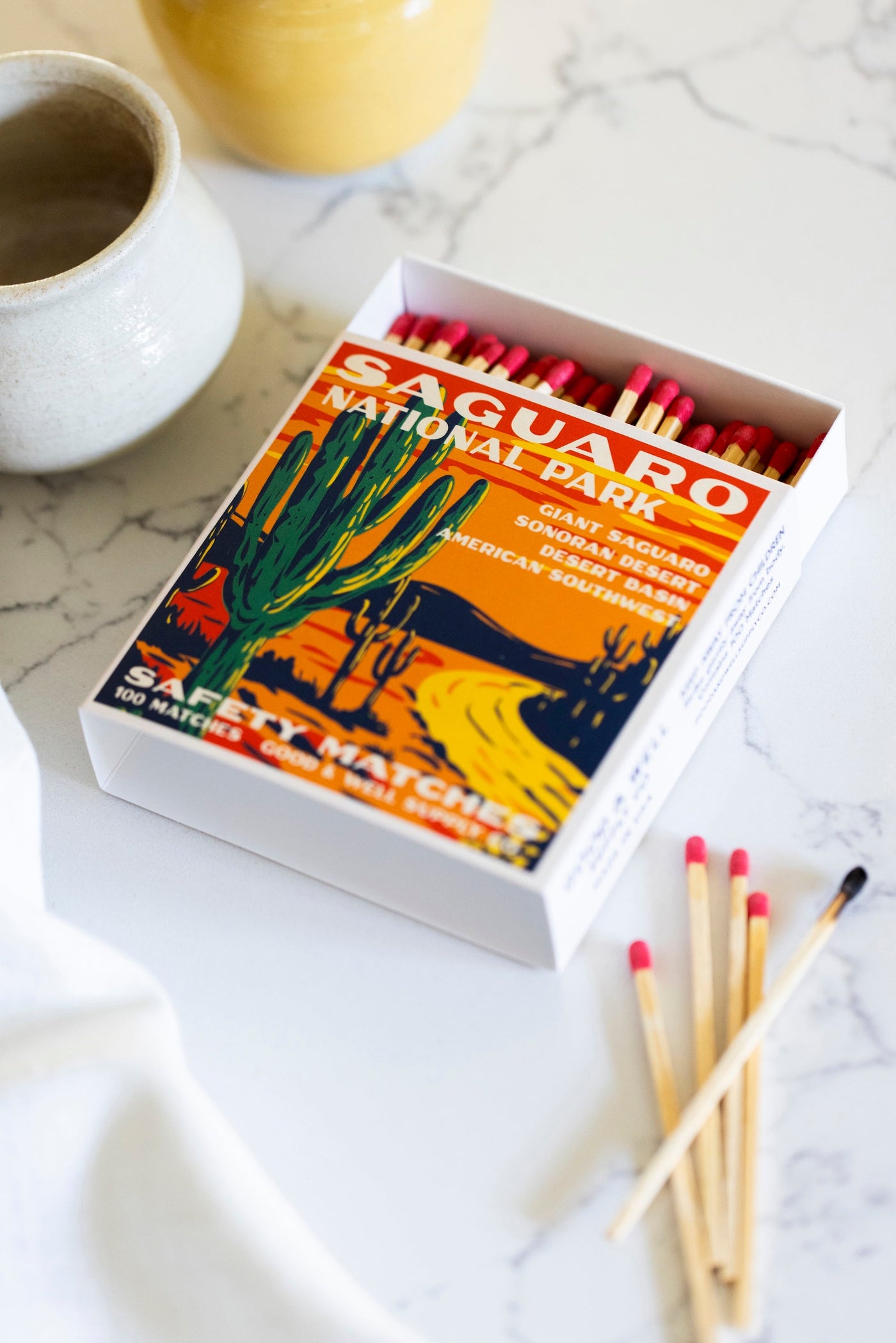 Saguaro Vintage National Park Cabin Matches