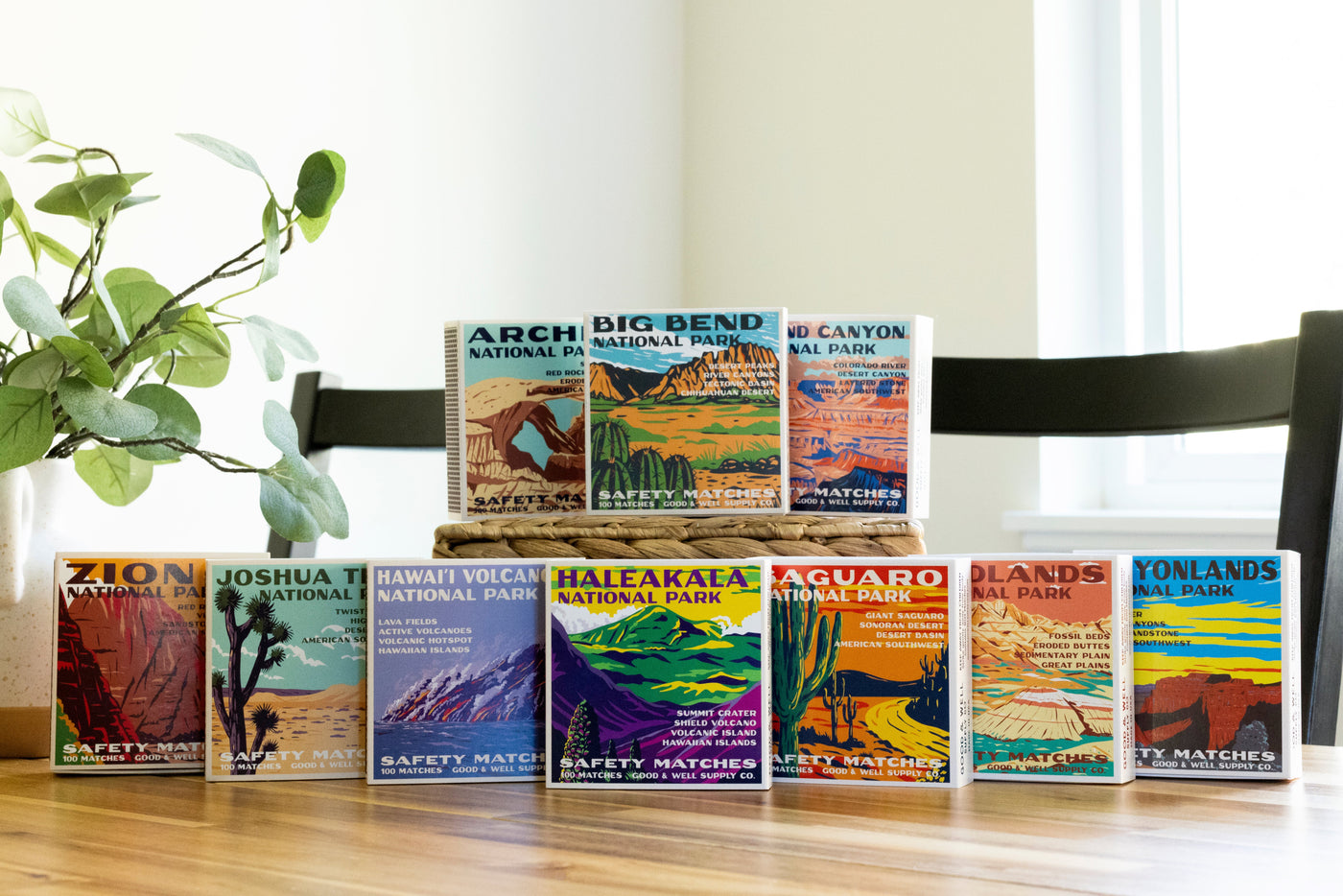 Zion Vintage National Park Cabin Matches