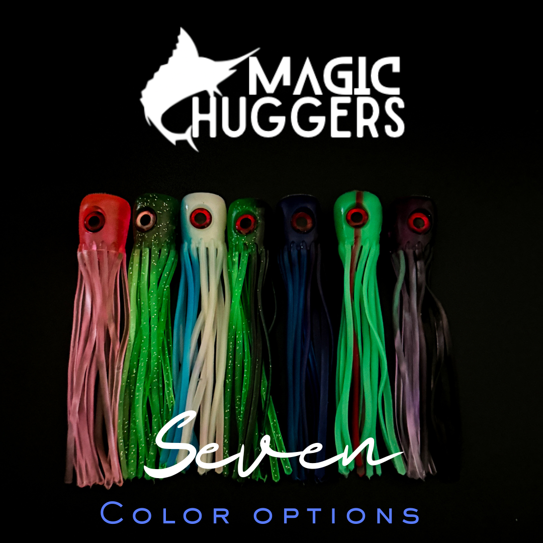 Soft Head Marlin Chuggers: Pitch Bait and Trolling Chugger Heads