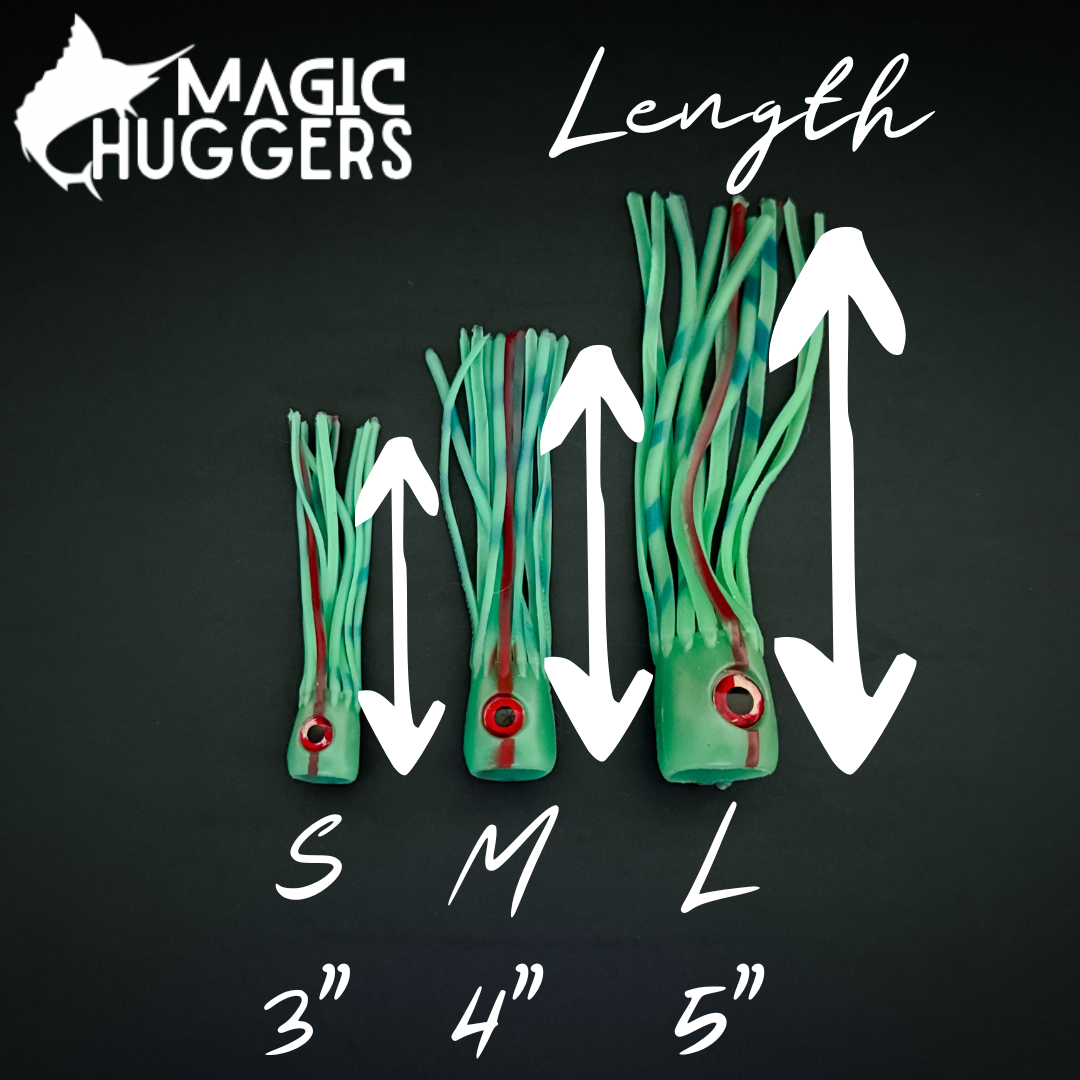 Soft Head Marlin Chuggers: Pitch Bait and Trolling Chugger Heads