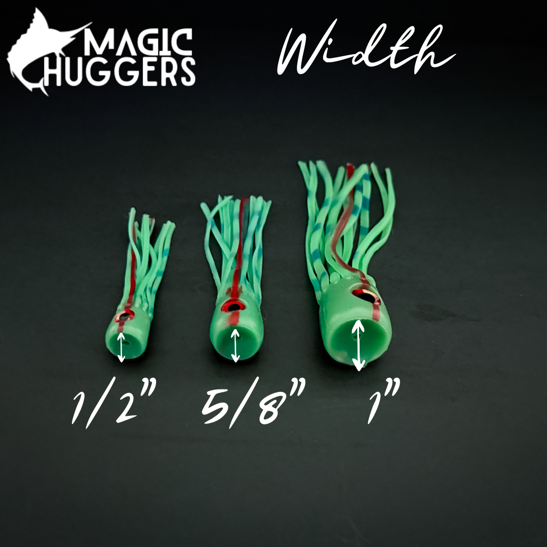 Soft Head Marlin Chuggers: Pitch Bait and Trolling Chugger Heads