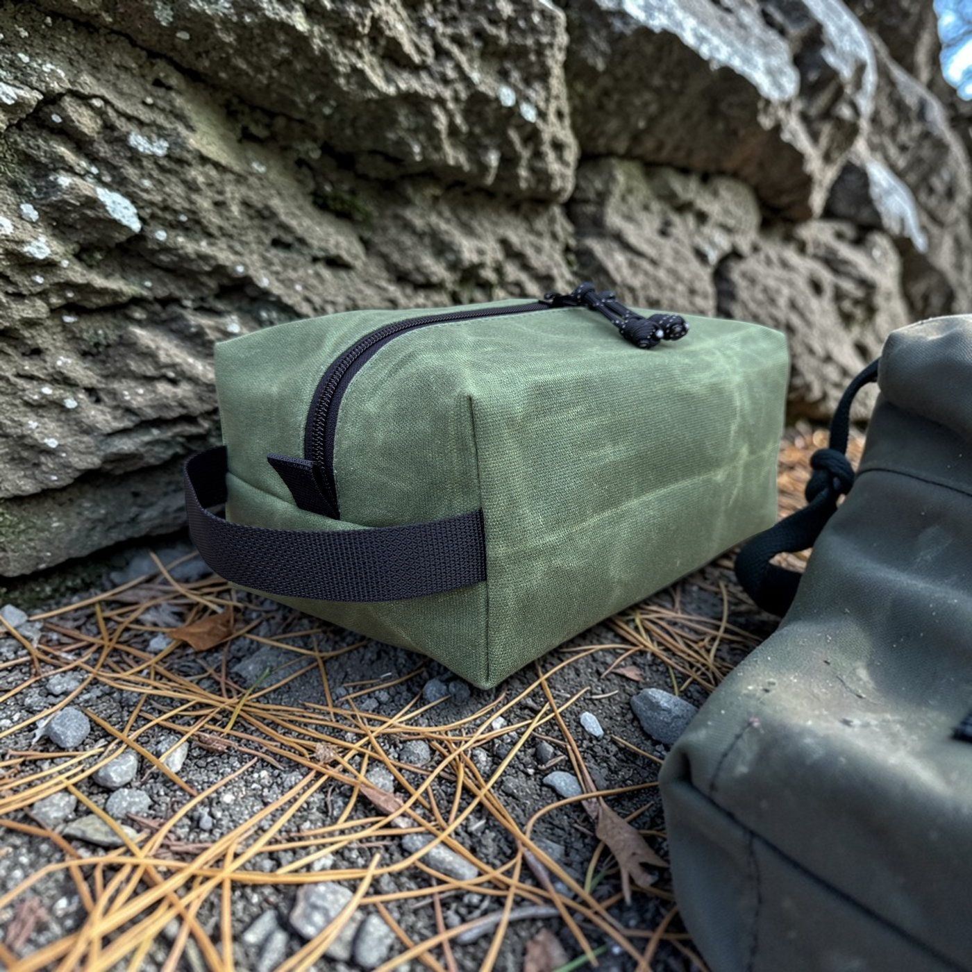 Rugged Waxed Canvas Pouch – Heritage Series EDC Organizer for Travel, Tools, Camping & Survival