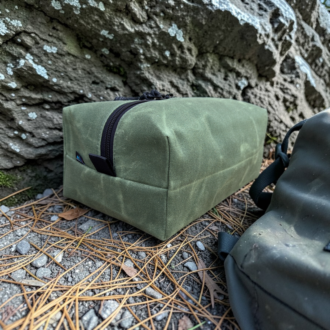 Rugged Waxed Canvas Pouch – Heritage Series EDC Organizer for Travel, Tools, Camping & Survival