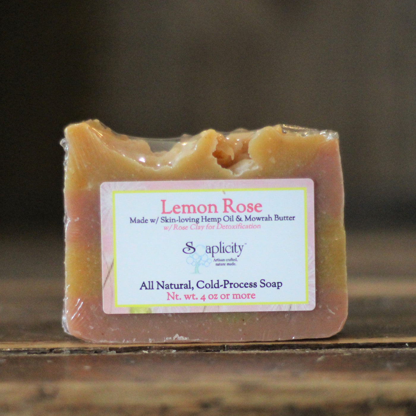 Lemon Rose Natural Soap Bar