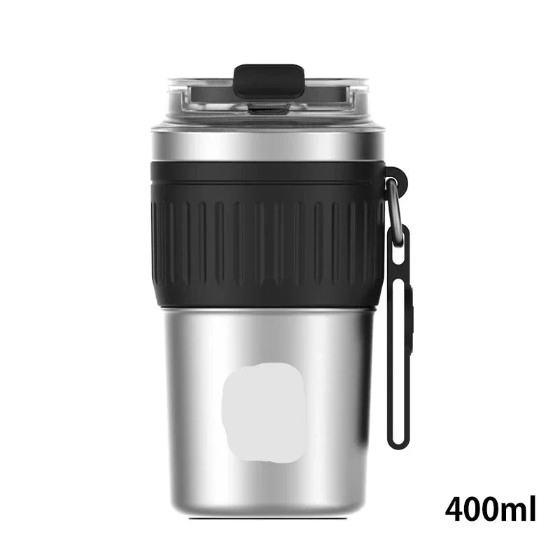 Portable Coffee Mug with Lifting Rope