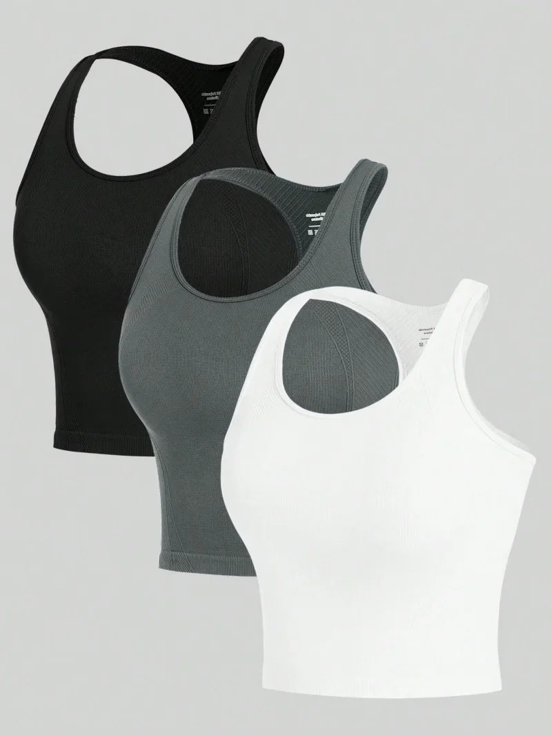 Breathable  Seamless Yoga Tanks for Women