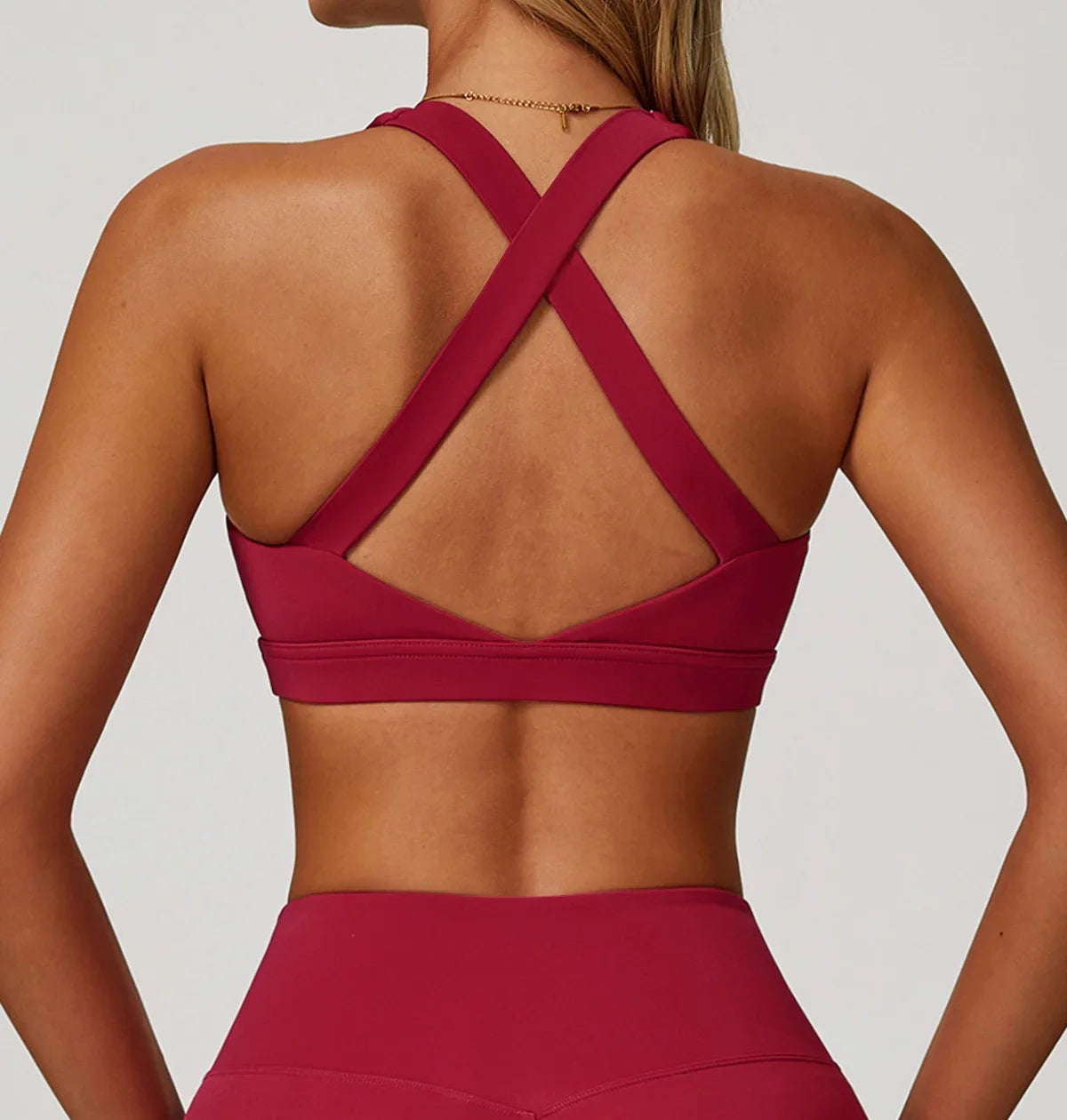 Women's Backless Sports Bra: Quick-Dry Push-Up Yoga Tank Top