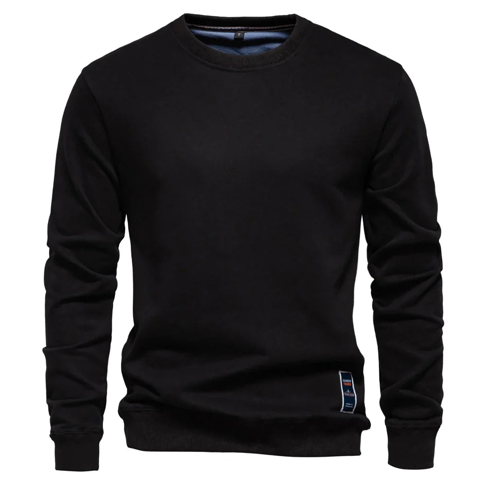 Men's Cotton Blend Crewneck Sweatshirt  Casual and Comfortable
