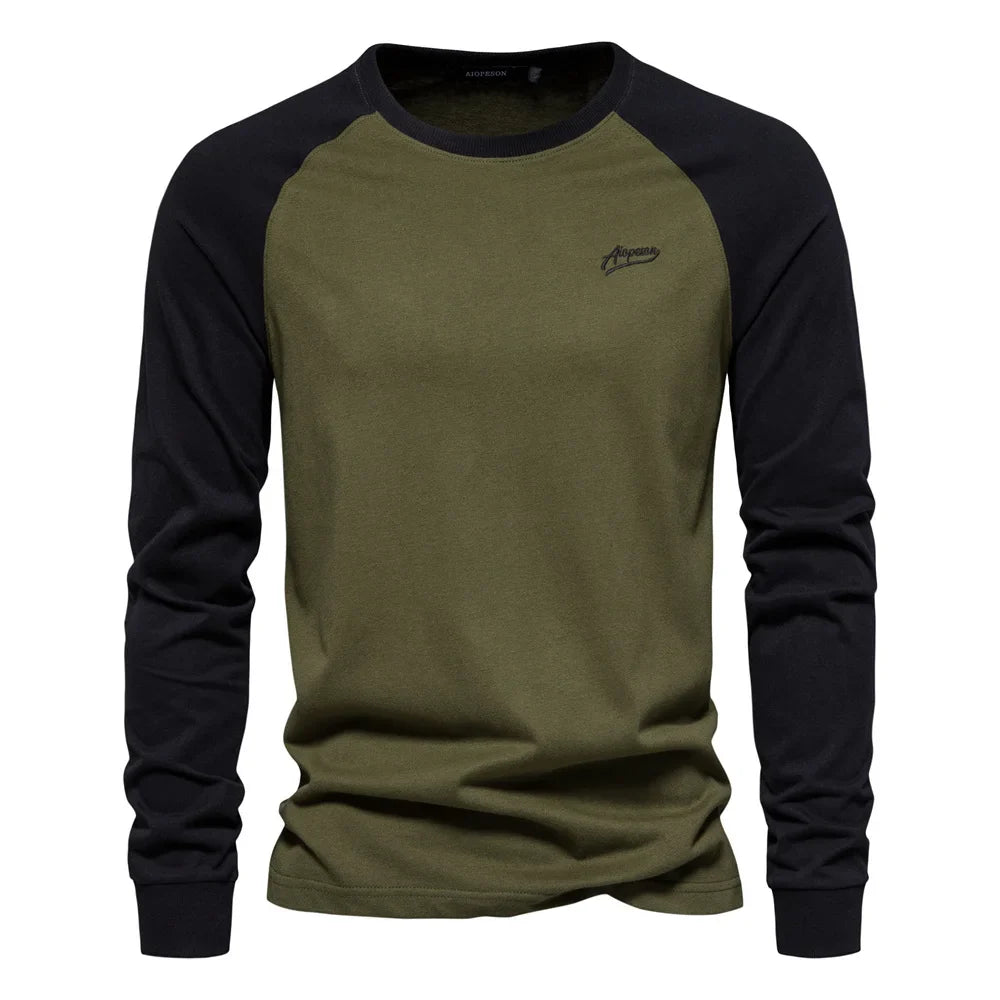 Casual Patchwork T Shirts for Men