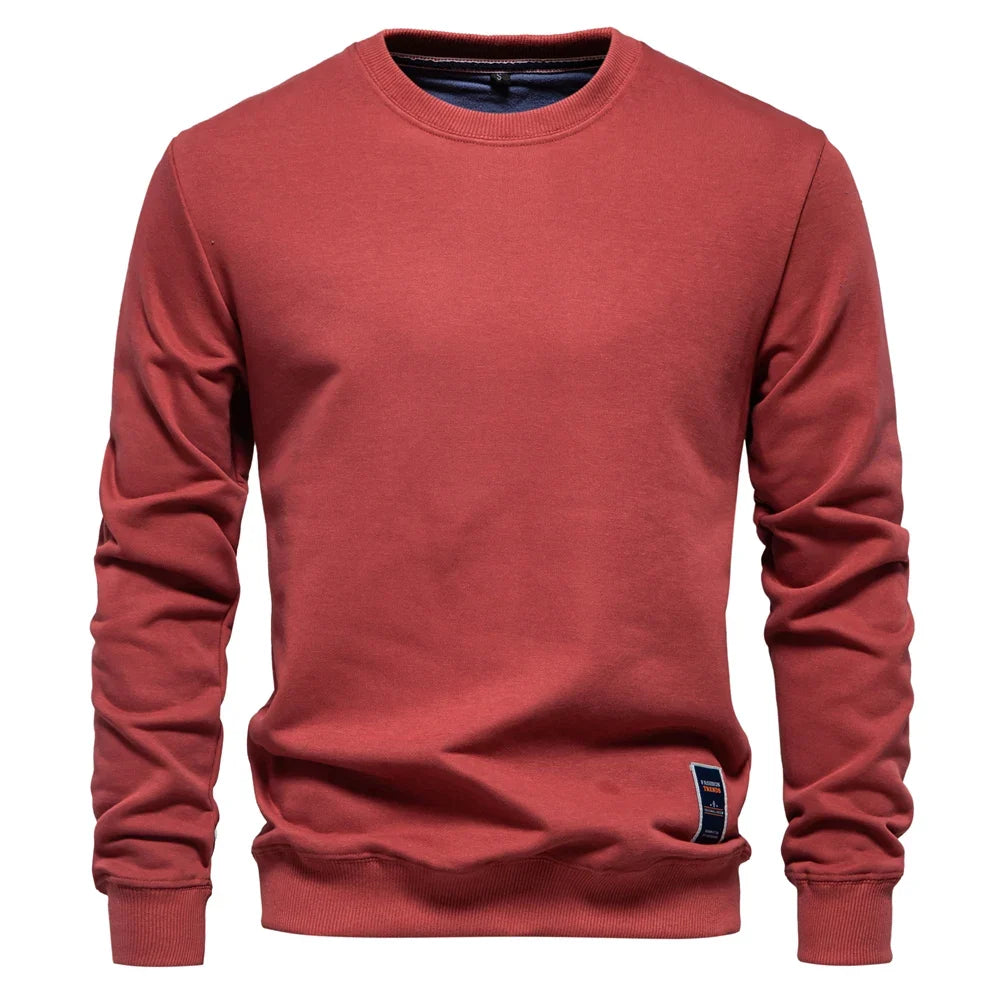 Men's Cotton Blend Crewneck Sweatshirt  Casual and Comfortable