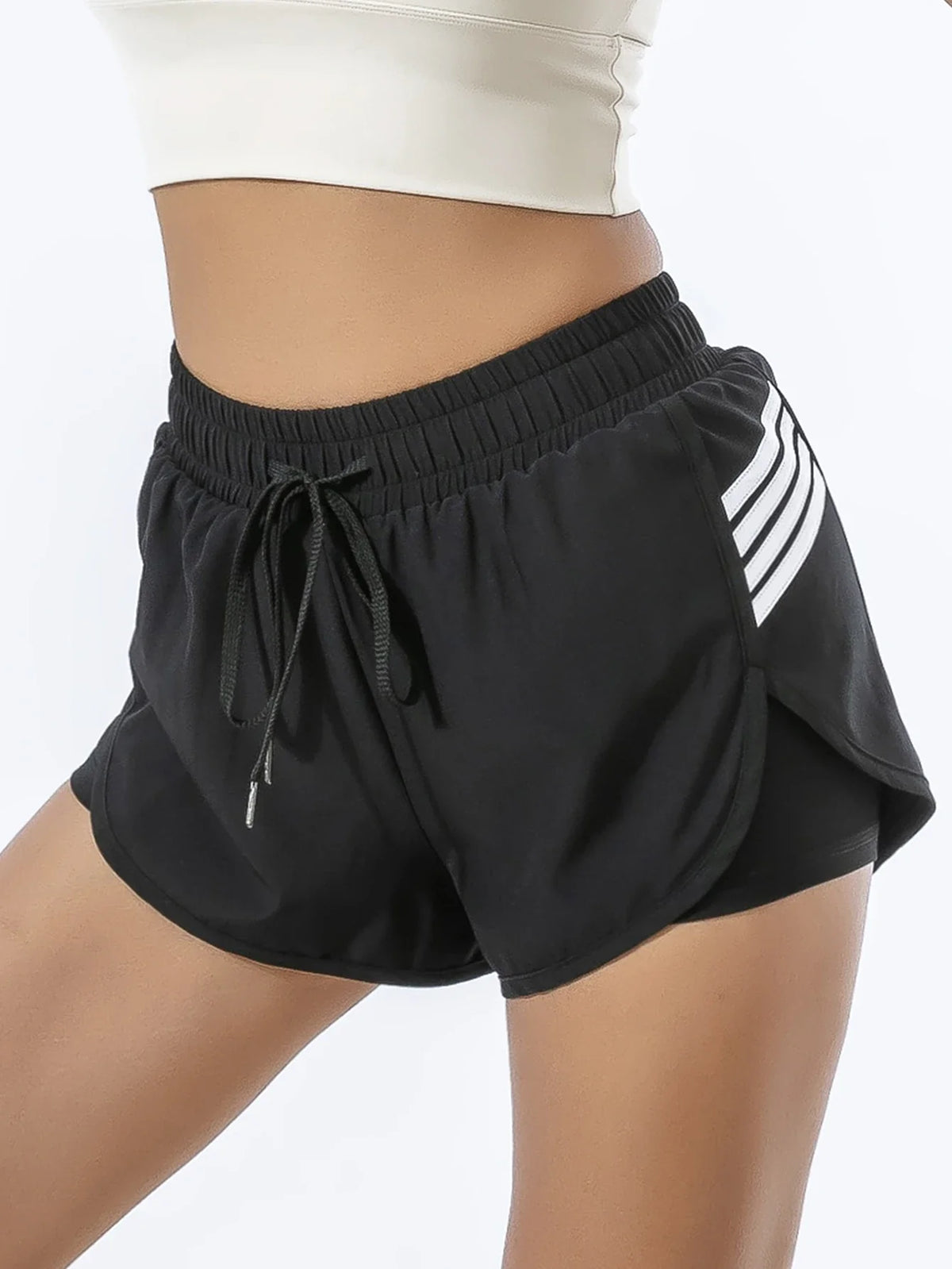 Two Layer  Moisture Wicking Sports Shorts