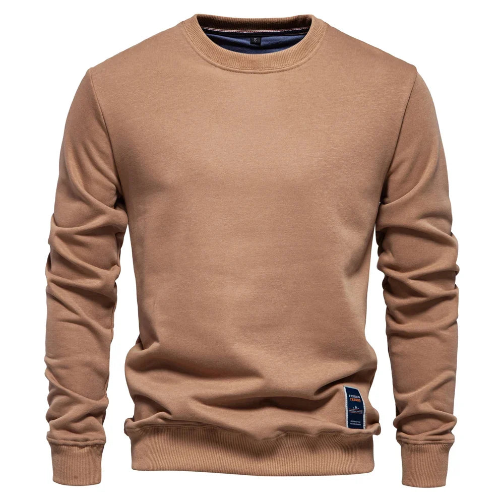 Men's Cotton Blend Crewneck Sweatshirt  Casual and Comfortable