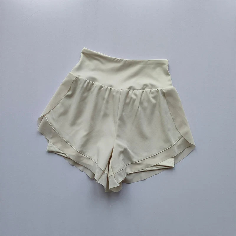 Women's 2 in 1 Yoga Shorts Quick Dry High Waist
