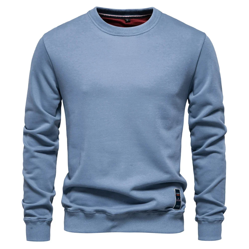 Men's Cotton Blend Crewneck Sweatshirt  Casual and Comfortable