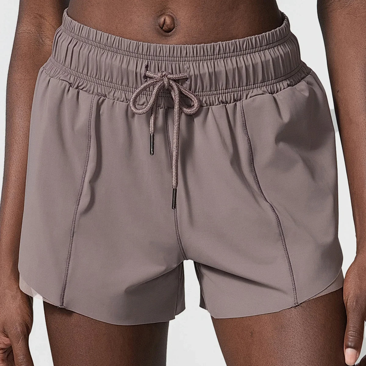 Loose Fit Running Shorts with Drawstring